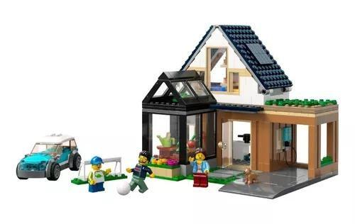 まきっち Lego 60398 City - Casa De Família Moderna E Carro Elétrico 462